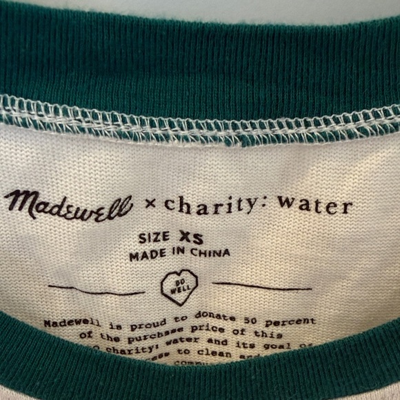 Madewell Earth Day Graphic Tee - Cream and Green - Picture 2 of 3